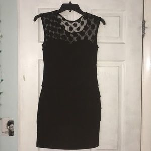 Black lace dress